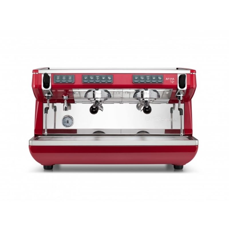Nuova Simonelli Appia Life 2 Gruplu Tam Otomatik Espresso Kahve Makinesi - Kırmızı